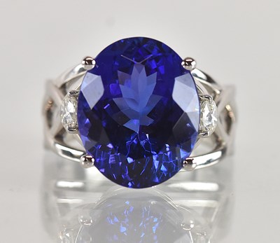 Lot 1167 - An impressive 950 grade hallmarked platinum...