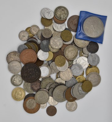 Lot 1593 - A small quantity of assorted all world coinage,...
