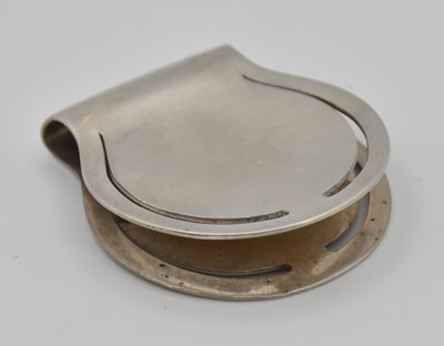 Lot 1083 - GEORG JENSEN; a Danish sterling silver money...