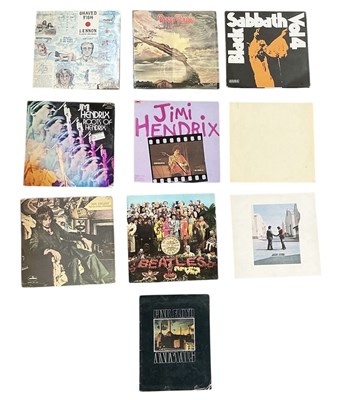 Lot 397 - Nine assorted records comprising The Beatles...