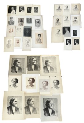 Lot 162 - M. EGERTON; an artist's folio containing a...