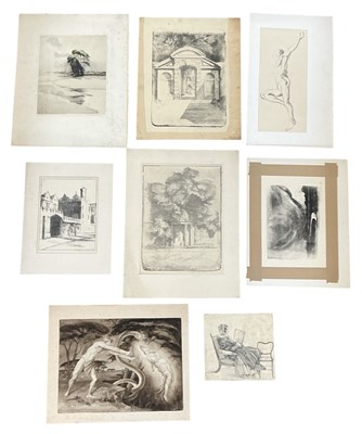 Lot 265 - M. EGERTON; nine assorted prints, engravings,...