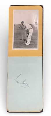 Lot 418 - An early to mid 20th century autograph album,...