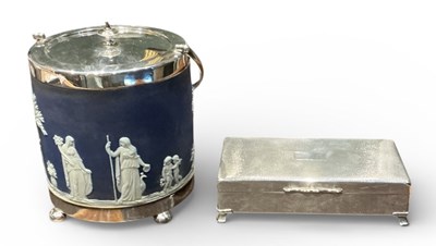 Lot 1018 - WEDGWOOD; an early 20th century blue...