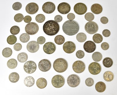 Lot 646 - A quantity of pre-1920 silver pre-decimal...