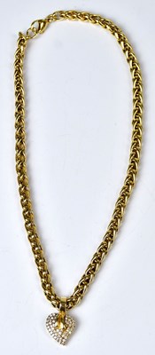 Lot 814 - A 9ct yellow gold chain link necklace, length...