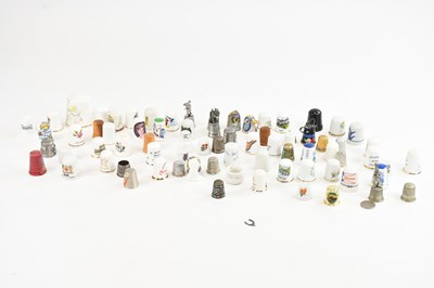 Lot 1259 - A small collection of assorted thimbles...
