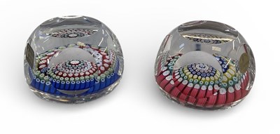 Lot 667 - WHITEFRIARS; two full lead crystal millefiori...
