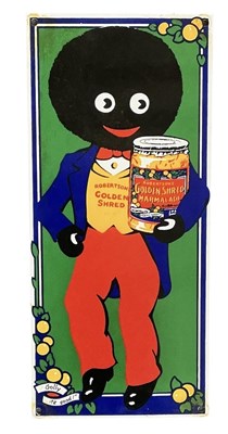 Lot 306 - A vintage rectangular enamelled advertising...