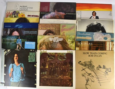Lot 296 - FOLK & ROCK; nineteen albums to include Joni...