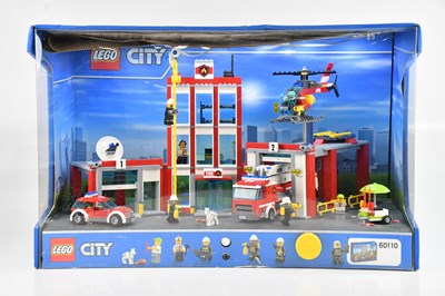 Lot 595 - LEGO CITY FIRE; a shop display, set number...