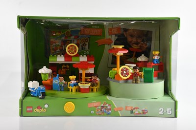 Lot 605 - LEGO DUPLO; a shop display, set number 10834,...