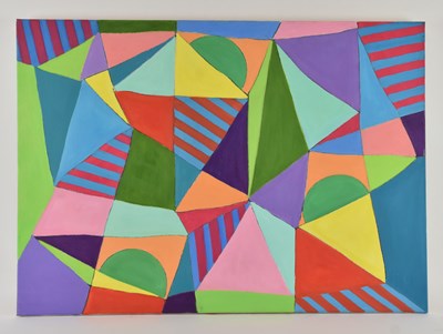 Lot 137 - CHARLES SOUTHEN; oil on canvas, 'Variation One'...