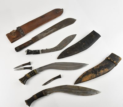 Lot 499 - An early 20th century British machete, the...