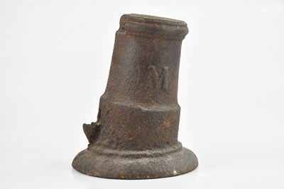 Lot 456 - A 19th century mortar with initials I M,...
