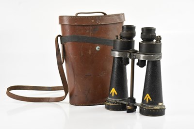 Lot 457 - BARR & STROUD; a pair of military binoculars,...