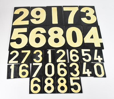Lot 1217 - A collection of modern hymn board numbers (30).