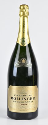 Lot 2387 - CHAMPAGNE; a magnum of 1989 Bollinger, 12% vol,...