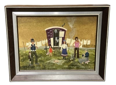 Lot 249 - ANGELA FIELDER; oil on board, 'Little Tinker',...