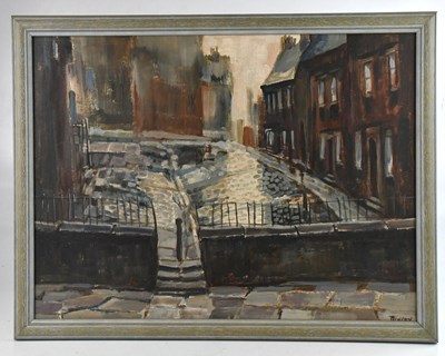 Lot 135 - EDWARD WILLIAM FINLEY; oil on board, 'Chaucer...