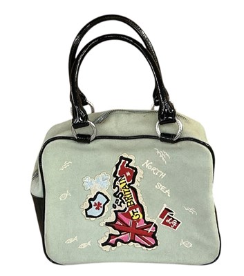 Lot 469 - LULU GUINNESS; a 'North Sea' themed bag,...