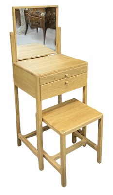 Lot 79 - HABITAT; a modern light oak dressing table of...
