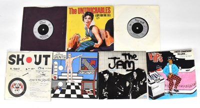 Lot 395 - PUNK AND NEW WAVE; eight singles comprising...