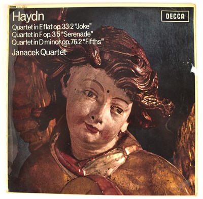 Lot 336 - JANACEK QUARTET; 'Haydn' Decca album WBG SXL...