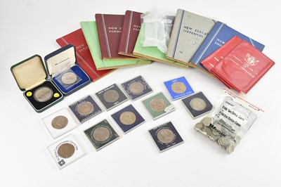 Lot 741 - A collection of commemorative coins, including...