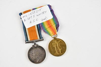 Lot 564 - A WWI medal comprising British War Medal and...