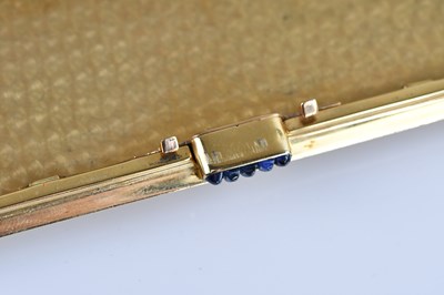 Lot 1 - CARTIER; an exquisite 18ct yellow gold...
