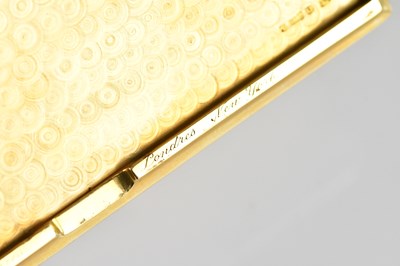 Lot 1 - CARTIER; an exquisite 18ct yellow gold...