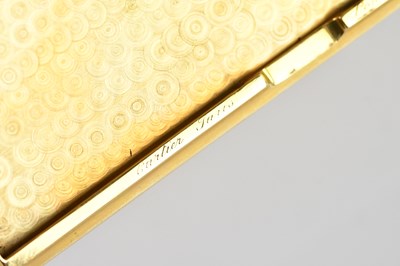 Lot 1 - CARTIER; an exquisite 18ct yellow gold...