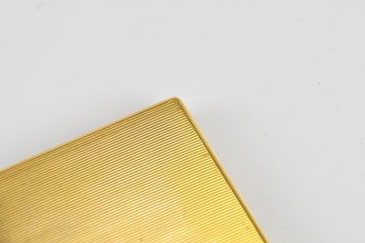 Lot 1 - CARTIER; an exquisite 18ct yellow gold...