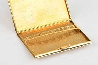 Lot 1 - CARTIER; an exquisite 18ct yellow gold...