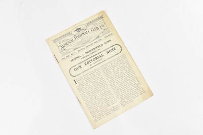 Lot 403 - ARSENAL FC INTEREST; an original Arsenal...