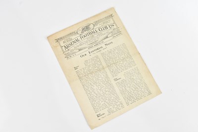 Lot 404 - ARSENAL FC INTEREST; an original Arsenal...