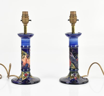 Lot 1578 - SALLY TUFFIN FOR MOORCROFT; a pair of...