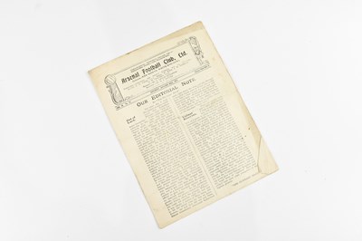 Lot 406 - ARSENAL FC INTEREST; an original football...