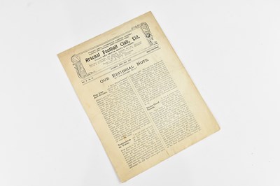 Lot 408 - ARSENAL FC INTEREST; an original football...