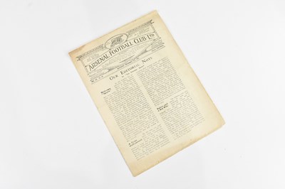 Lot 409 - ARSENAL FC INTEREST; an original football...