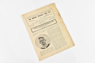 Lot 402 - ARSENAL FC INTEREST; an original football...