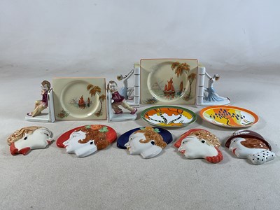 Lot 233 - A group of Art Deco inspired ceramics,...