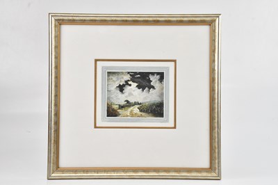 Lot 1766 - ROBERT BATES; watercolour, 'Night Scene Near...
