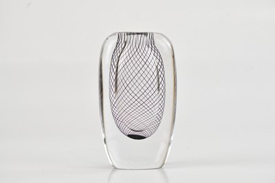 Lot 99 - VICKE LINSTRAND FOR KOSTA; a Sommerso glass...