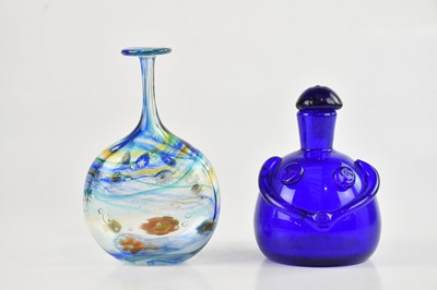Lot 100 - ERIK HOGLUND; a glass decanter and stopper,...
