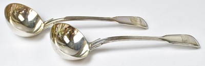 Lot 548 - CHAWNER & CO; a pair of Victorian hallmarked...