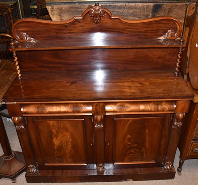 Lot 1594 - A Victorian mahogany chiffonier