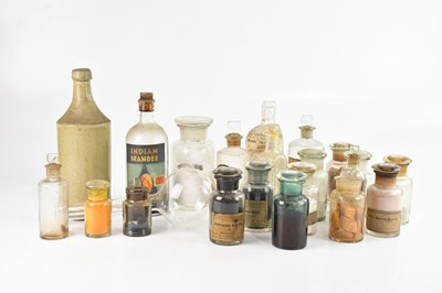Lot 1402 - A collection of assorted pharmaceutical bottles.