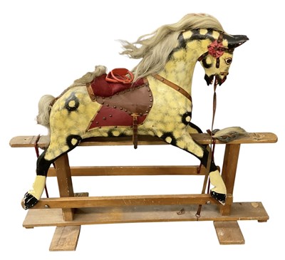 Lot 624 - An early to mid 20th century painted wooden...